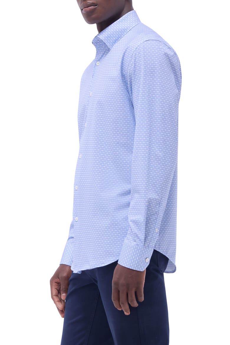 Jules OoohCotton® Grid Check Button-Up Shirt, Alternate, color, AIR BLUE