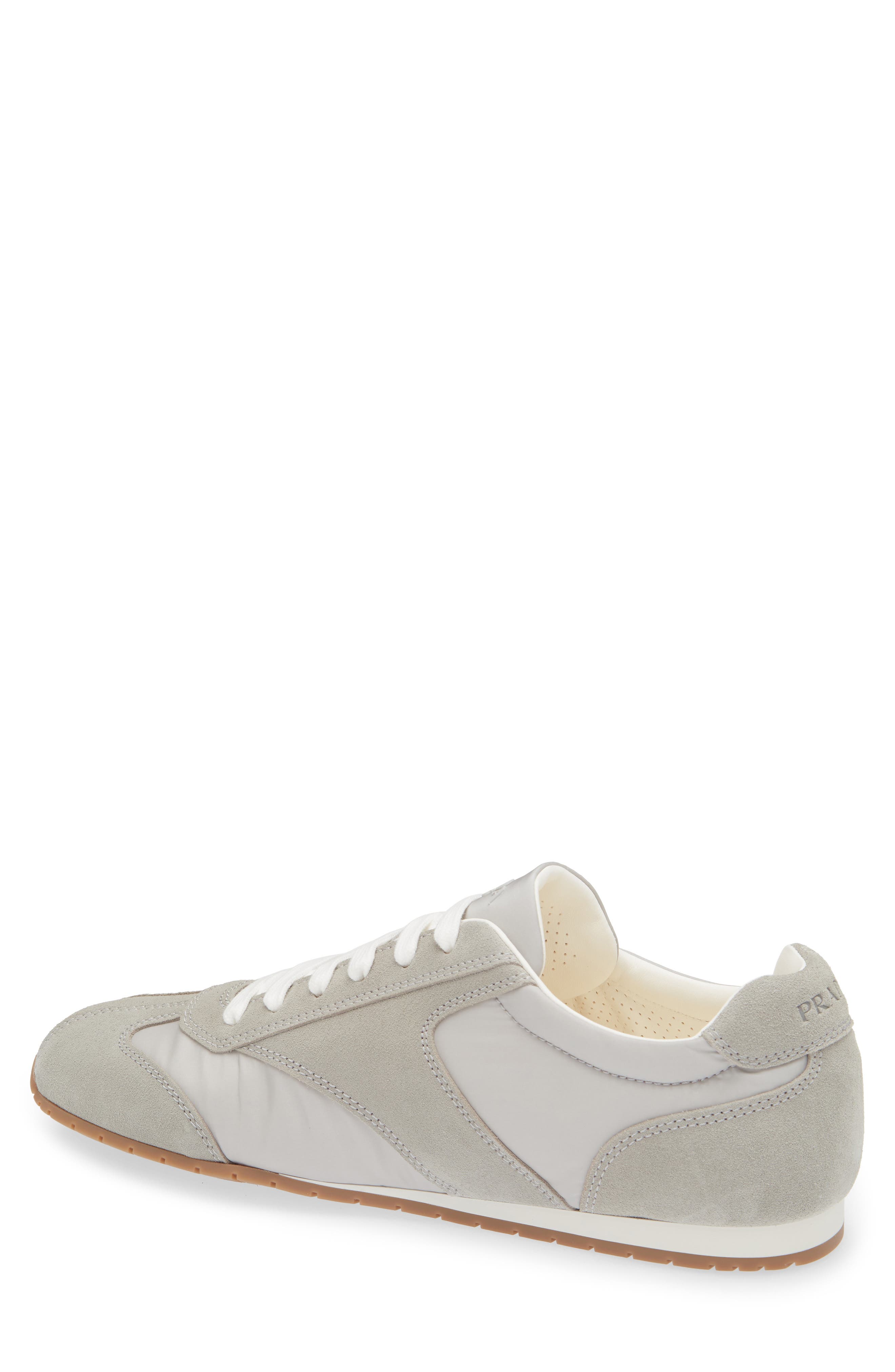 Prada Low Profile Sneaker, Alternate, color, Nube