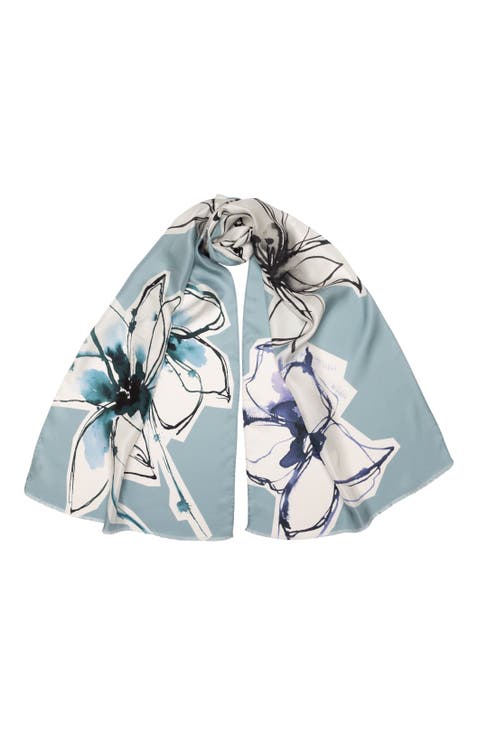 Mara - Long Silk Scarf for Women
