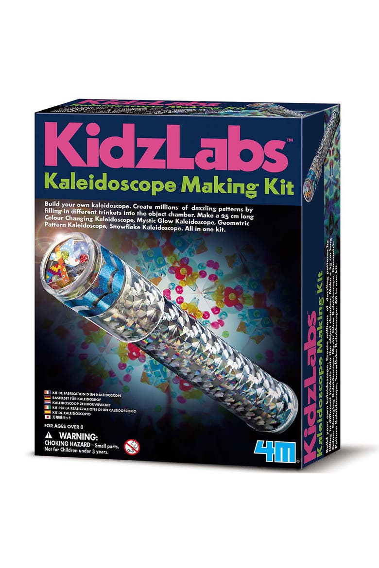 Kidzlabs Kaleidoscope Kit Diy Optical Light Toy, Main, color, Multicolored