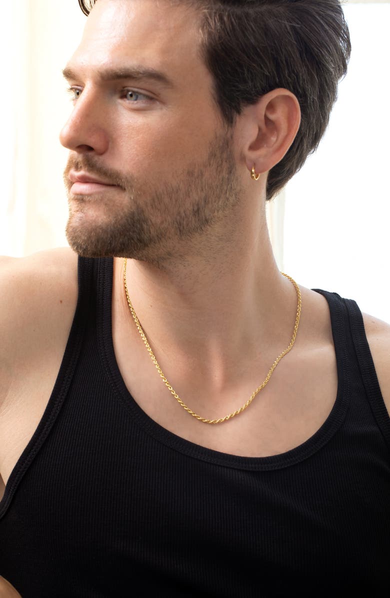 Bony Levy Men's 14K Gold Rope Chain Necklace, Alternate, color,