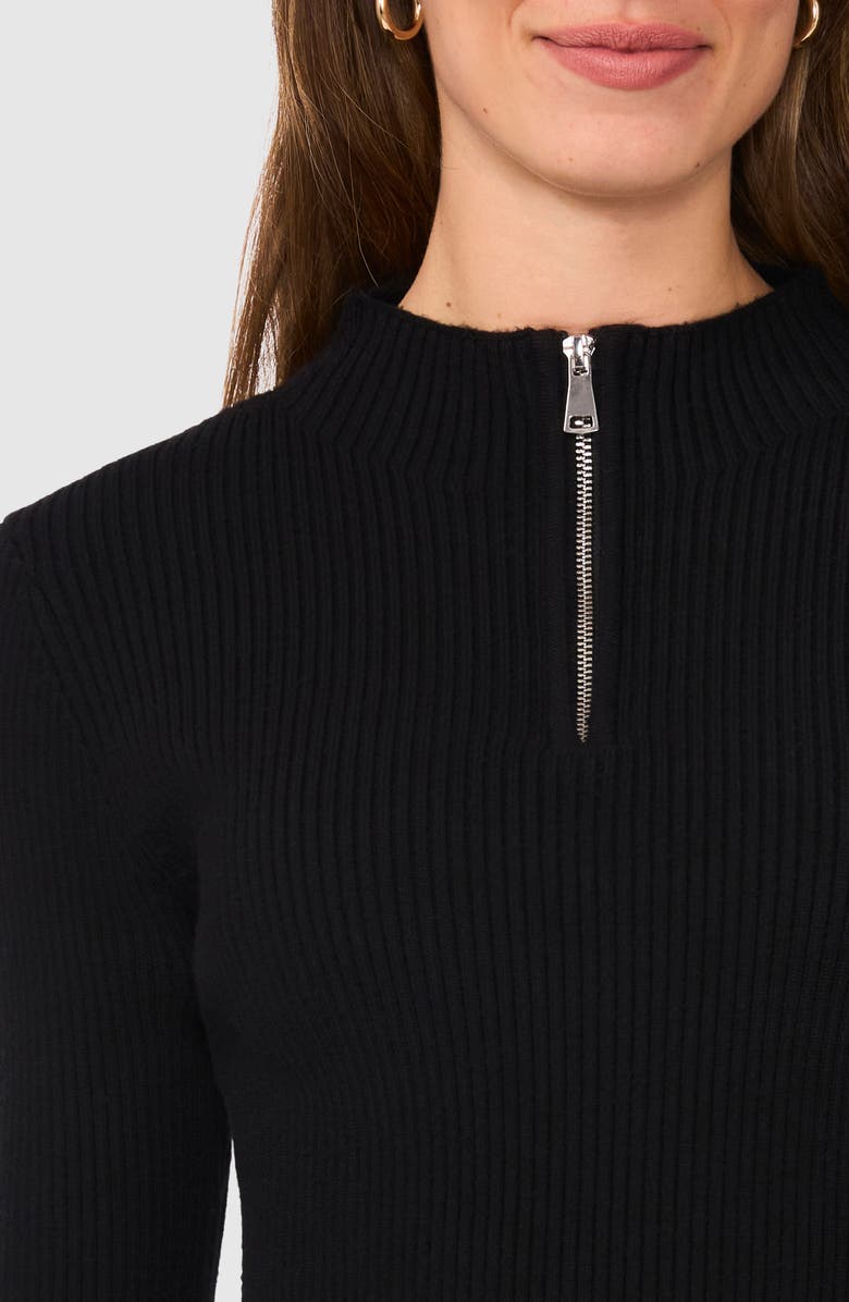 Halogen<sup>®</sup> Rib Quarter Zip Sweater, Alternate, color,