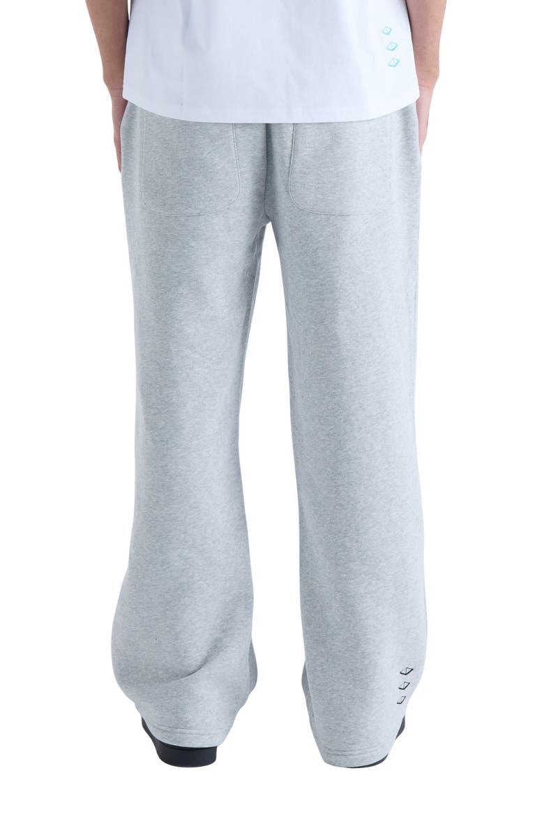 Us Against Time Fleece Track Pants, Alternate, color, GREY MARL