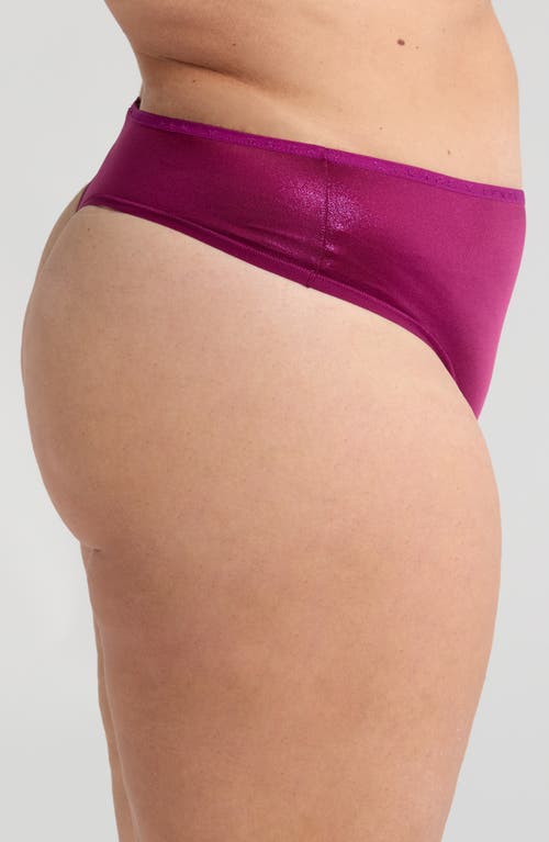 Savage X Fenty Microfiber Metallic Thong Panty
