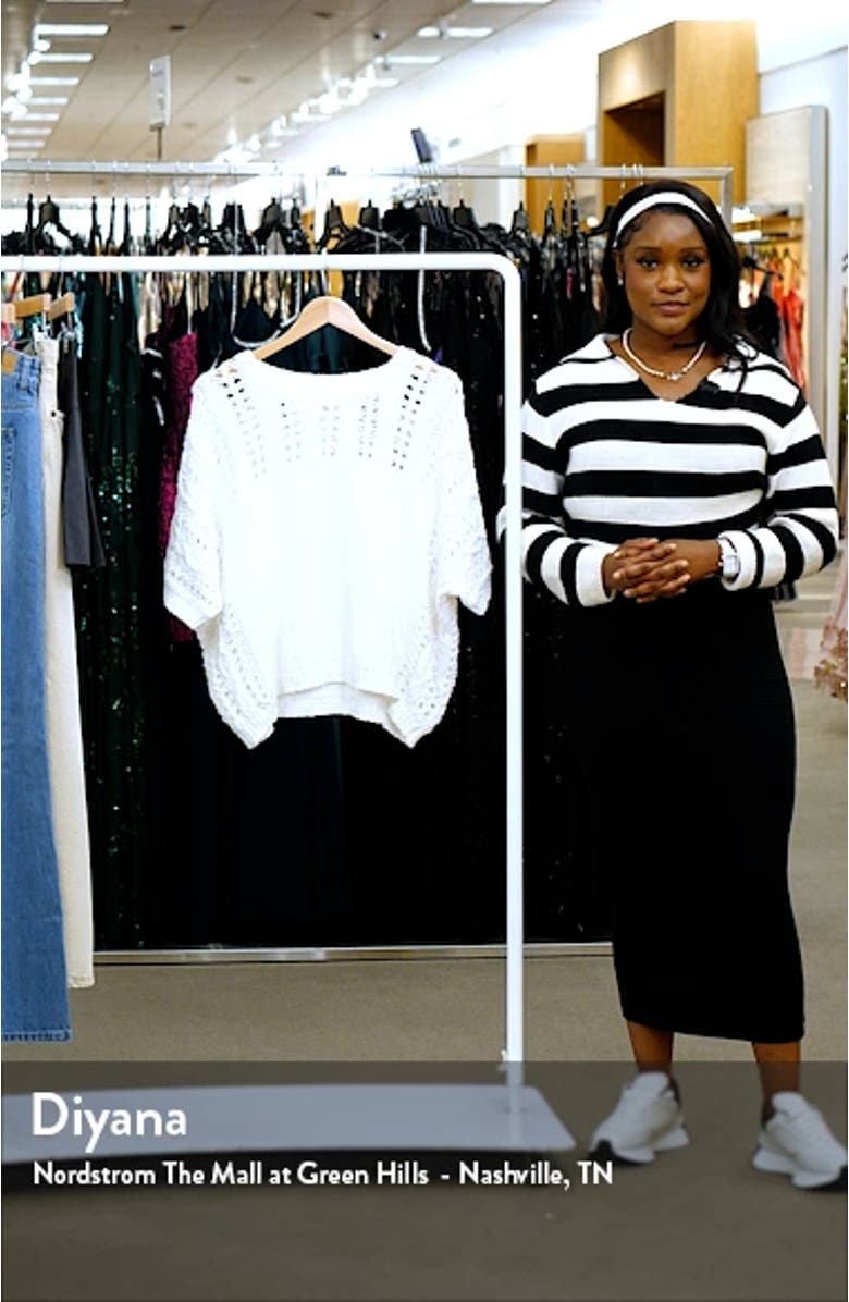 Mason Short Sleeve Sweater, sales video thumbnail