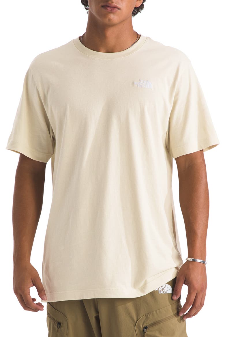 Evolution Logo Cotton T-Shirt, Main, color, DESERT STONE