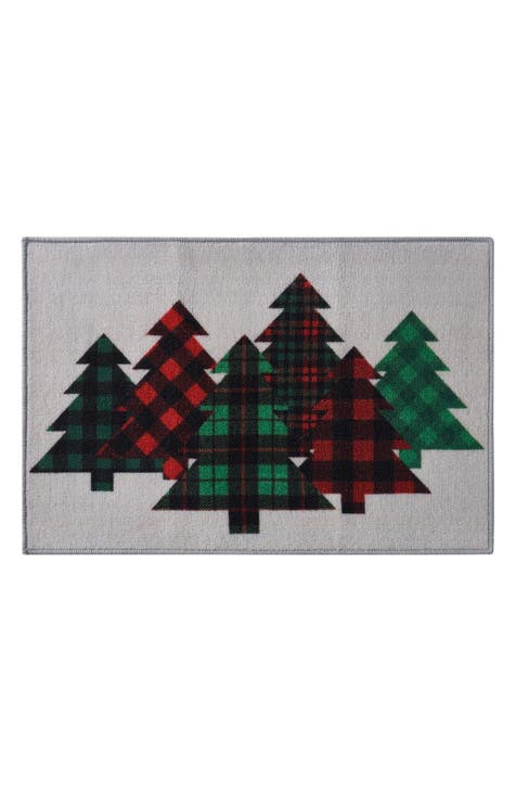 Christmas Tree Scatter Rug