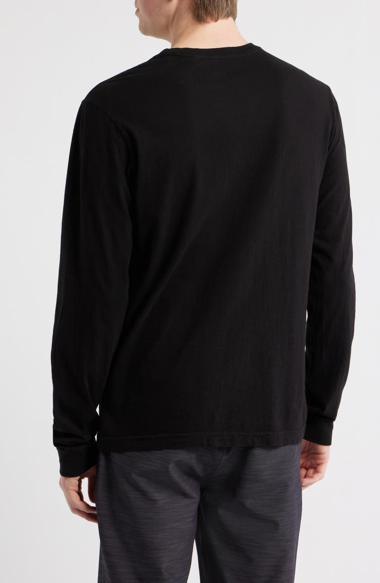 Rip Curl Hawaii Tapa Hex Graphic Long Sleeve T-Shirt, Alternate, color, Black