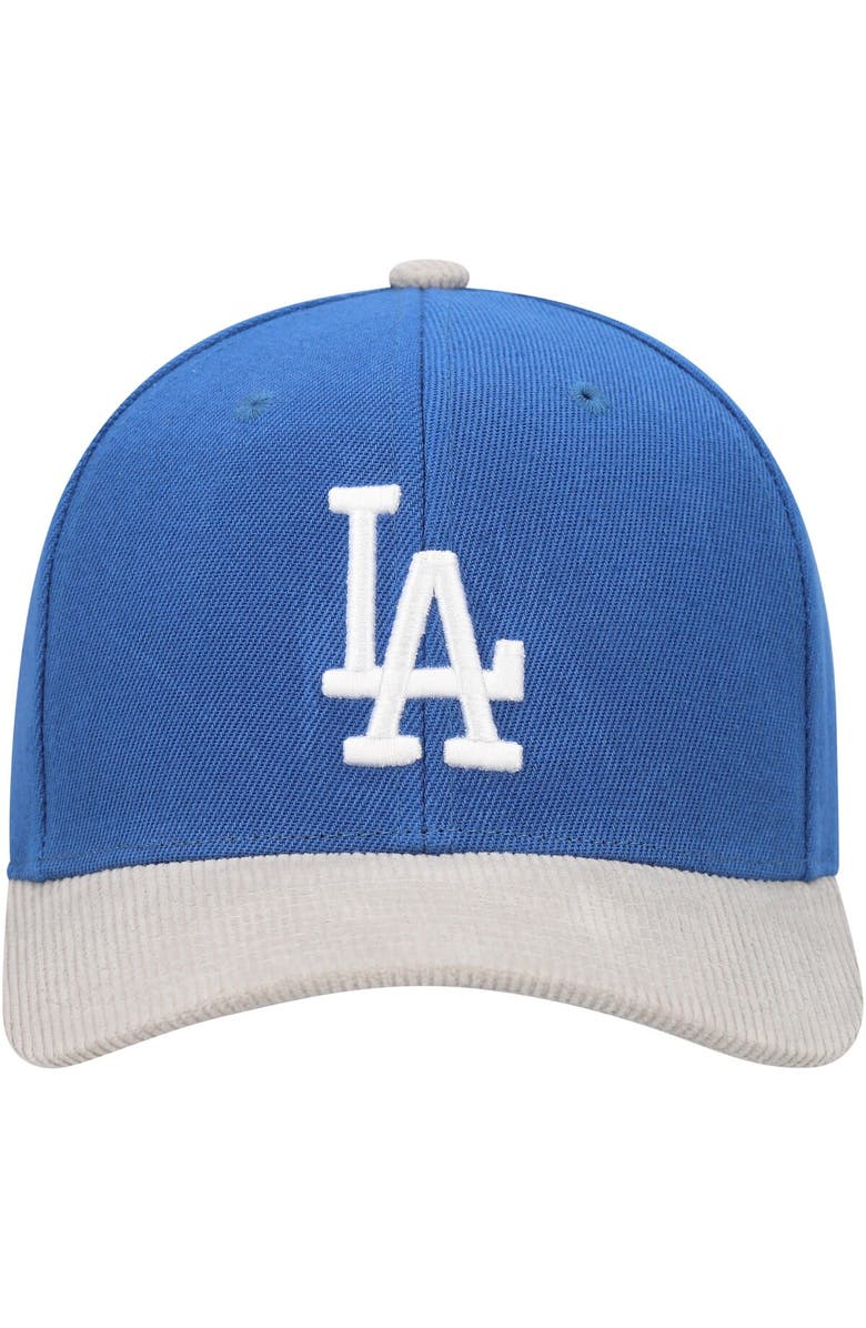 Mitchell & Ness Men's Mitchell & Ness Royal Los Angeles Dodgers Corduroy Pro Snapback Hat, Alternate, color, Royal