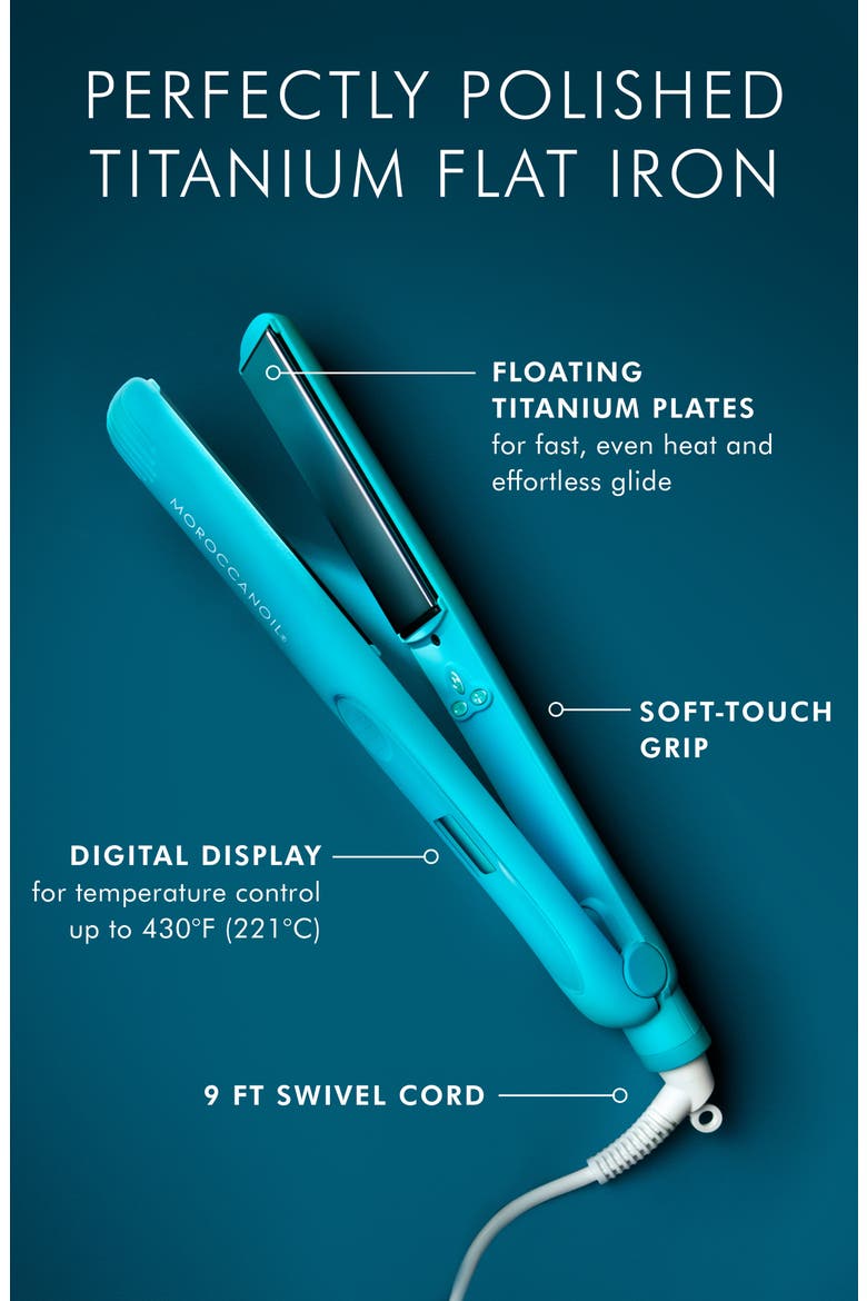Perfectly Polished Titanium Flat Iron, Alternate, color, NO COLOR