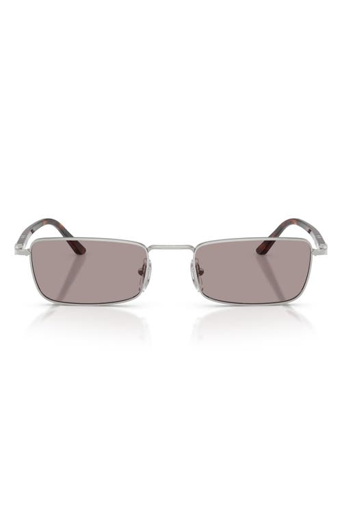 Persol 54mm Rectangular Sunglasses In Orange