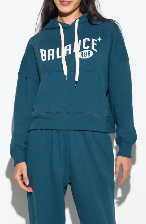 Balance Olsen Crop Graphic Hoodie
