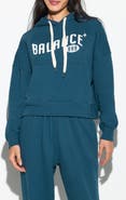 Spiritual Gangster Balance Olsen Crop Graphic Hoodie