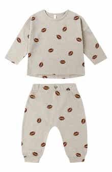 Football Print T-Shirt & Joggers Set