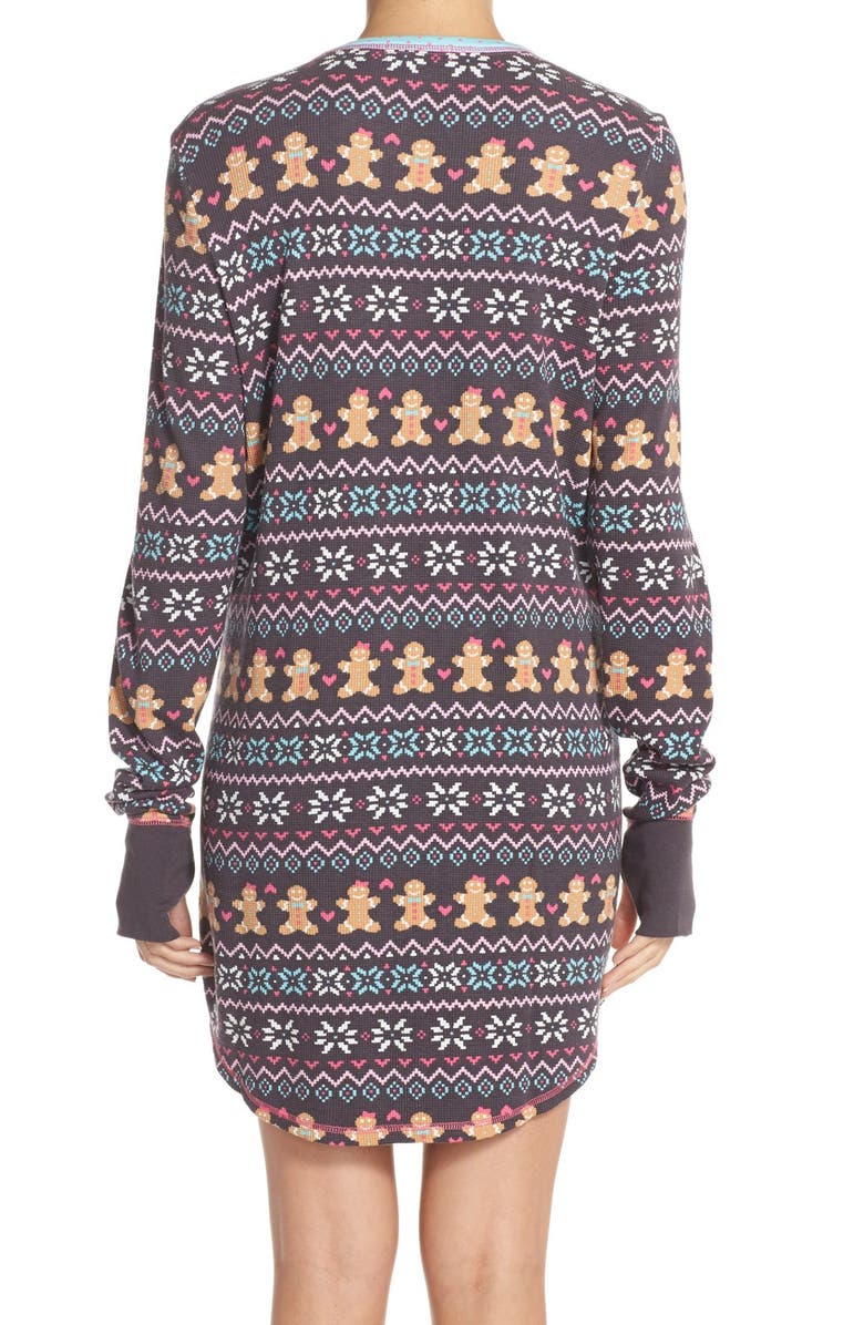 PJ Salvage Thermal Knit Sleep Shirt, Alternate, color,