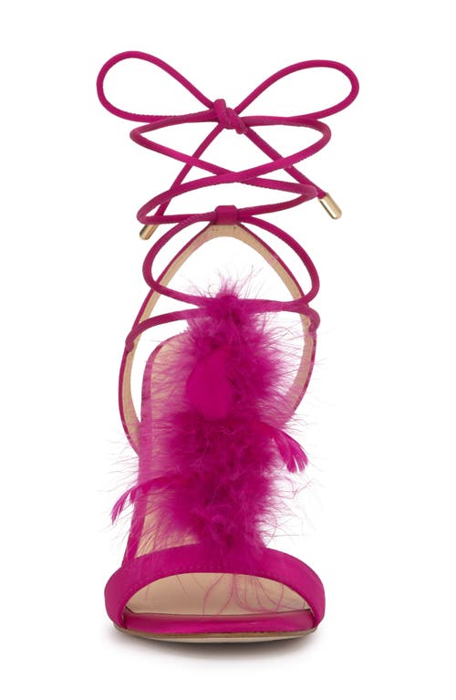 Jessica Simpson Jenzin Ankle Wrap Sandal In Animal Print