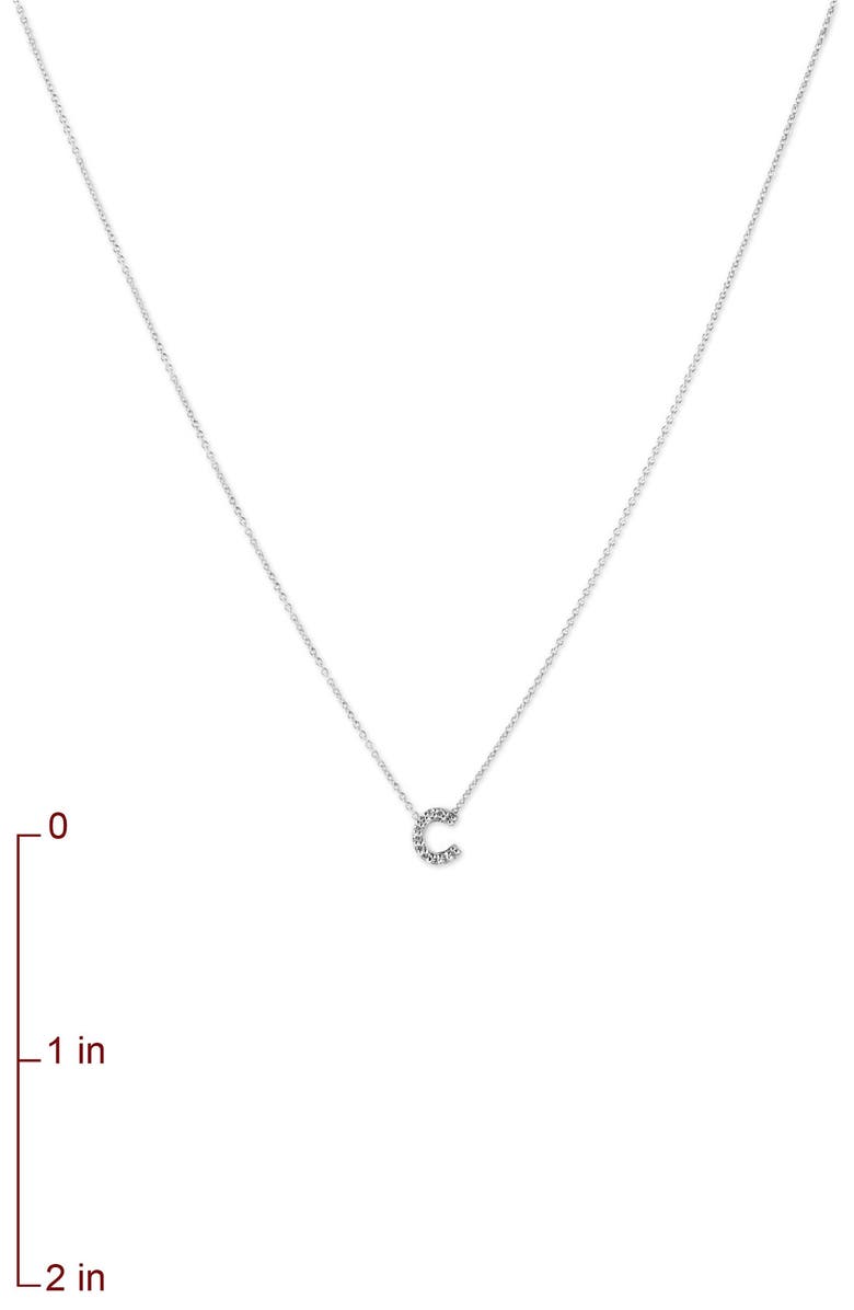 Roberto Coin 'Tiny Treasure' Initial Necklace, Main, color, C