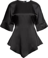 Stella McCartney Flared Satin Top
