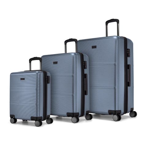 Brussels 3 Piece Hardside Luggage Set with Expansion