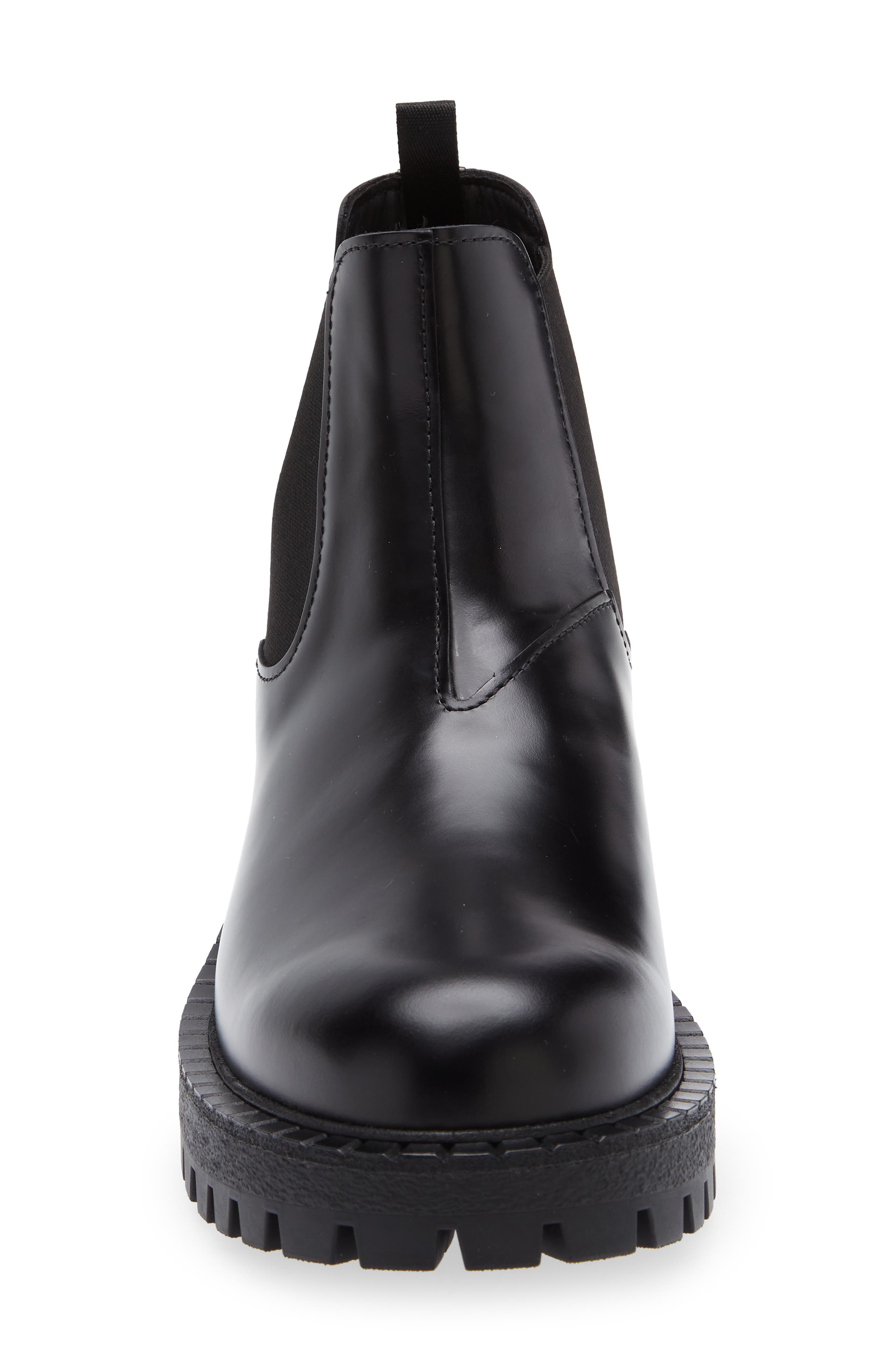 Prada Folder Chelsea Boot, Alternate, color, Nero