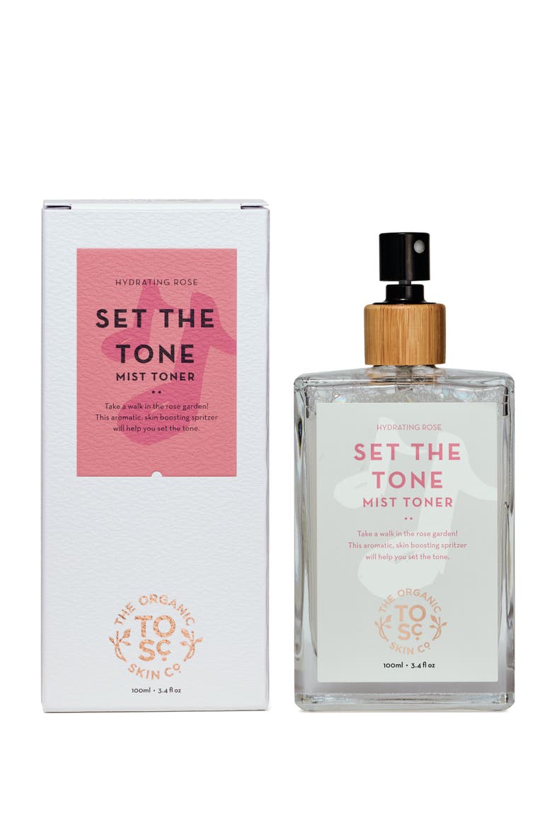 Set The Tone Hydrating Rose Mist Toner, 3.4fl oz, Main, color, None