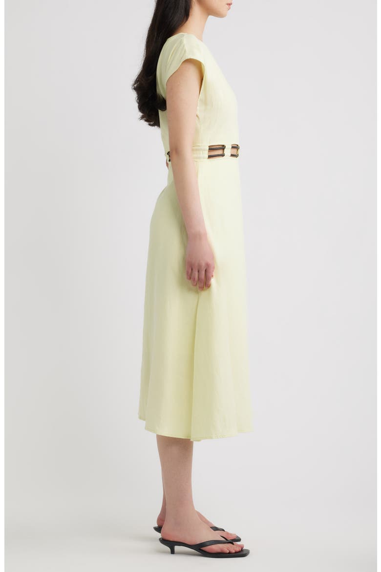 Rosina Flared Maxi Dress, Alternate, color, SAGE GREEN