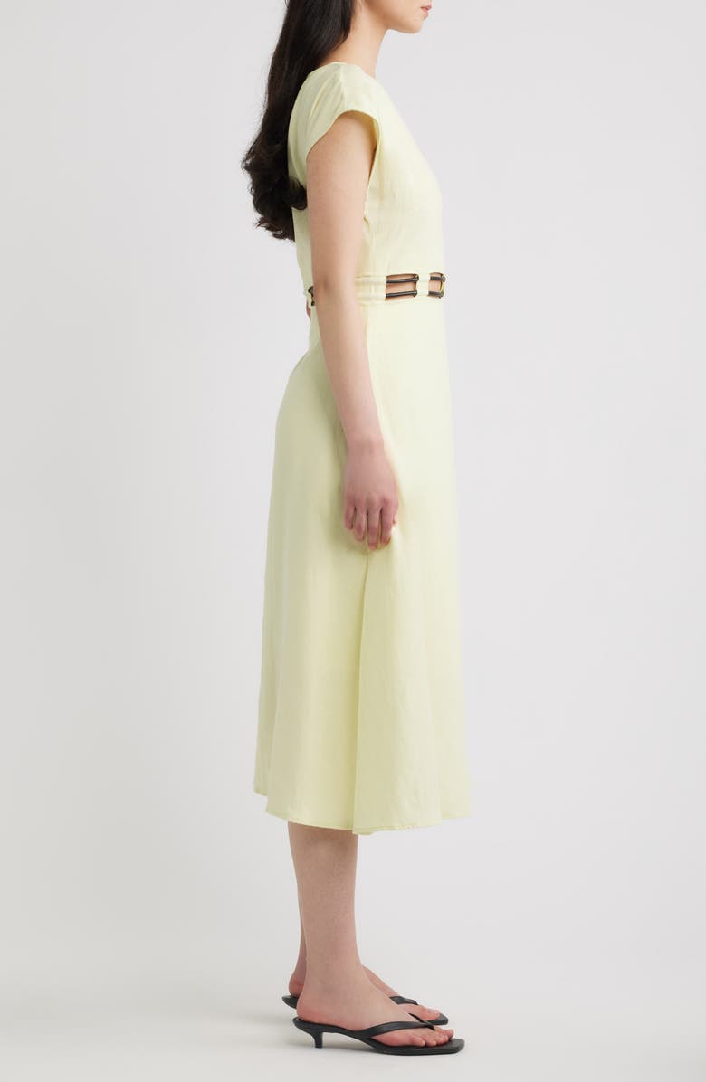 A.REN Rosina Flared Maxi Dress, Alternate, color, Sage Green