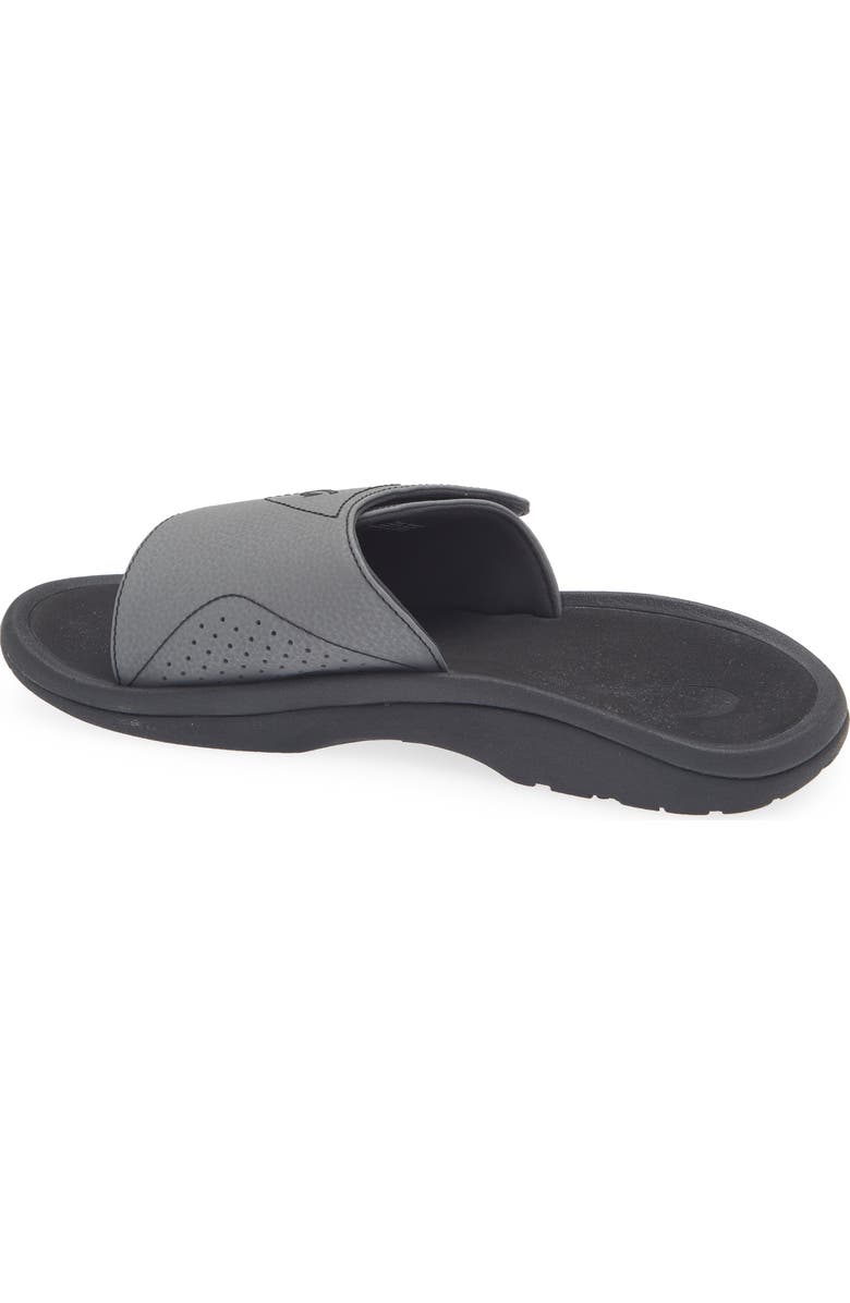 OluKai Nalu Slide Sandal, Alternate, color, Rock / Black