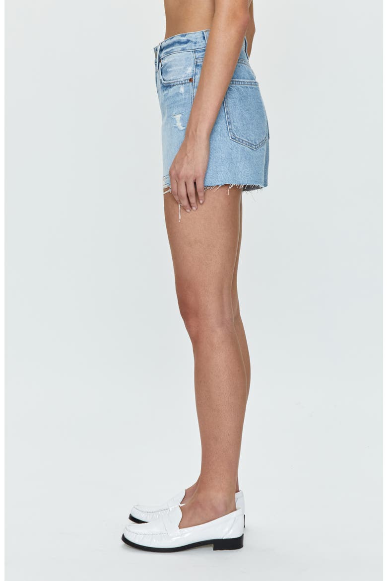 Nova High Waist Cutoff Denim Shorts, Alternate, color, RADIANT VINTAGE