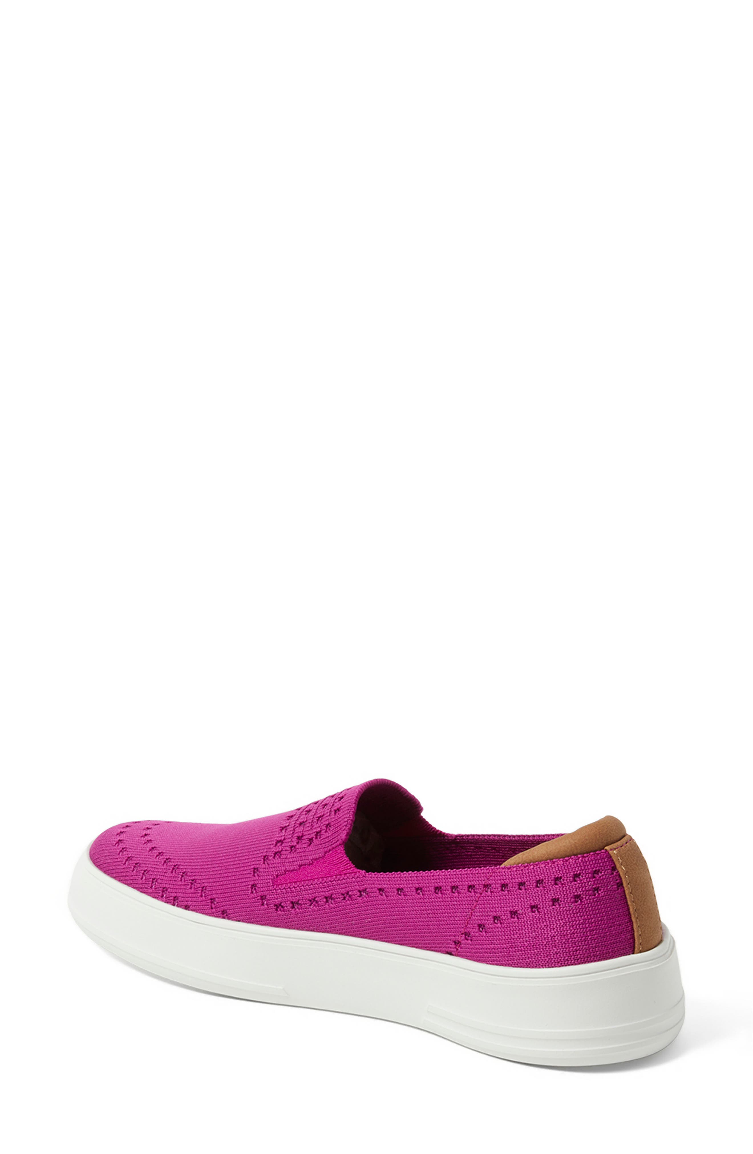 ORIGINAL COMFORT BY DEARFOAMS Sophie Knit Slip-On Sneaker, Alternate, color, Mystic Purple