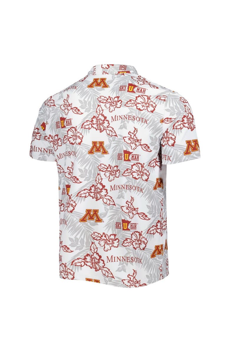 Reyn Spooner Men's Reyn Spooner White Minnesota Golden Gophers Performance Polo, Alternate, color, 