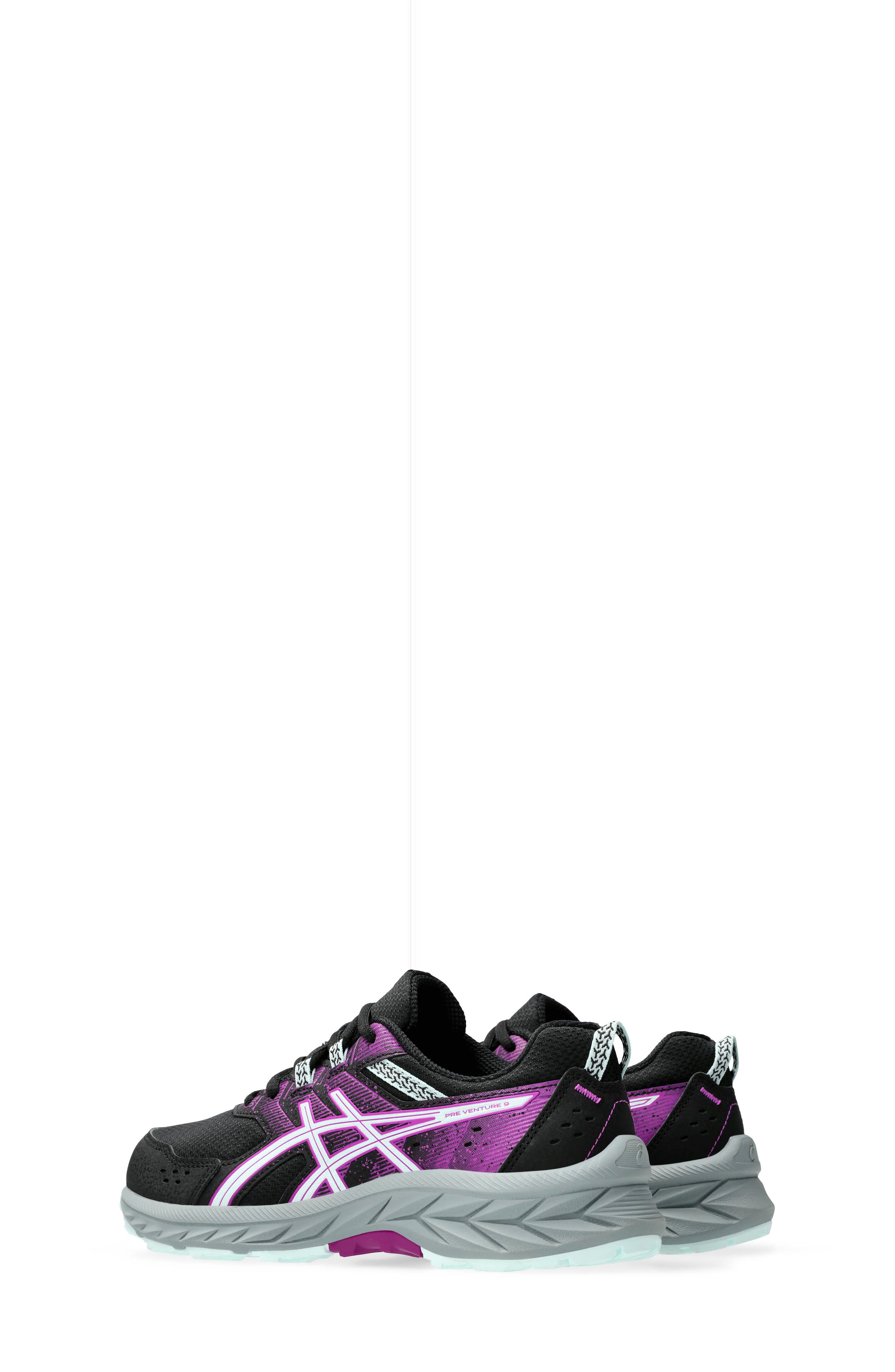 ASICS<sup>®</sup> Kids' Pre Venture 9 Sneaker, Alternate, color, Black/ Soothing Sea