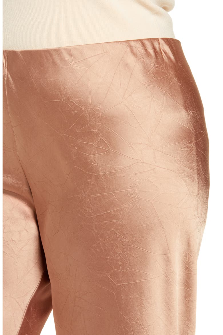 Satin Bias Cut Pants, Alternate, color, TERRA ROSE