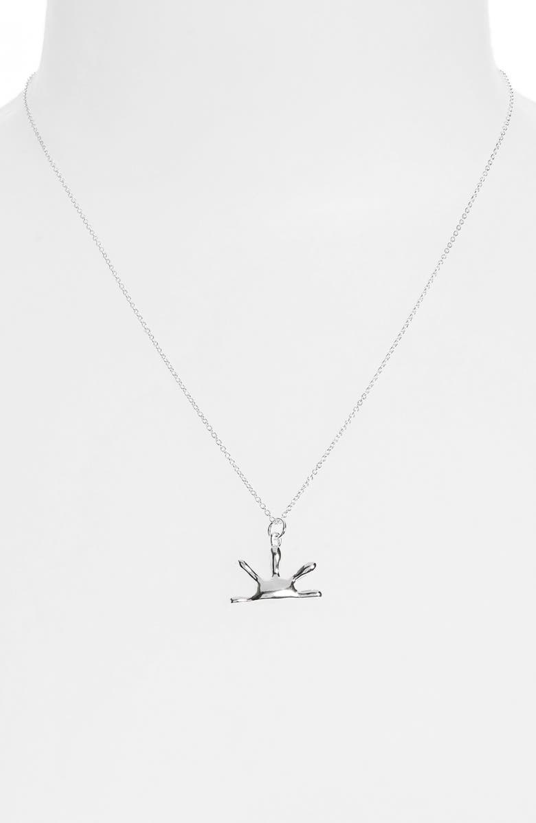 Bar Jewellery Abstract Sun Pendant Necklace, Alternate, color, 