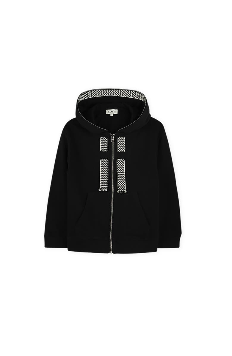 Lanvin Fleece Zip-Up Sweatshirt, Main, color, 
