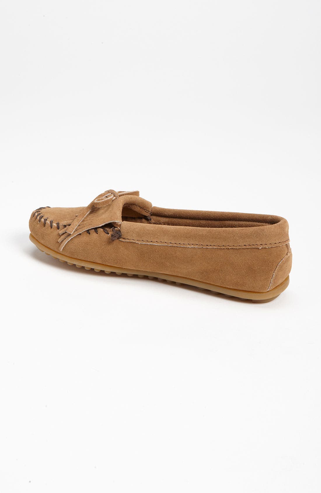 Kilty Suede Driving Shoe, Alternate, color, TAUPE SUEDE