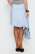 Princess Polly With Kindness Asymmetric Hem Midi Skirt