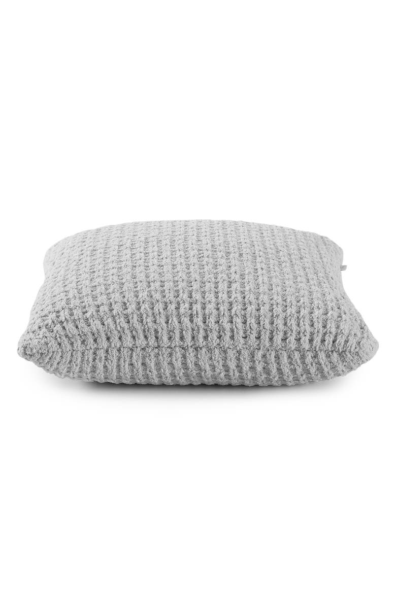 Sunday Citizen Snug Waffle Throw Pillow, Alternate, color, Cloud Grey