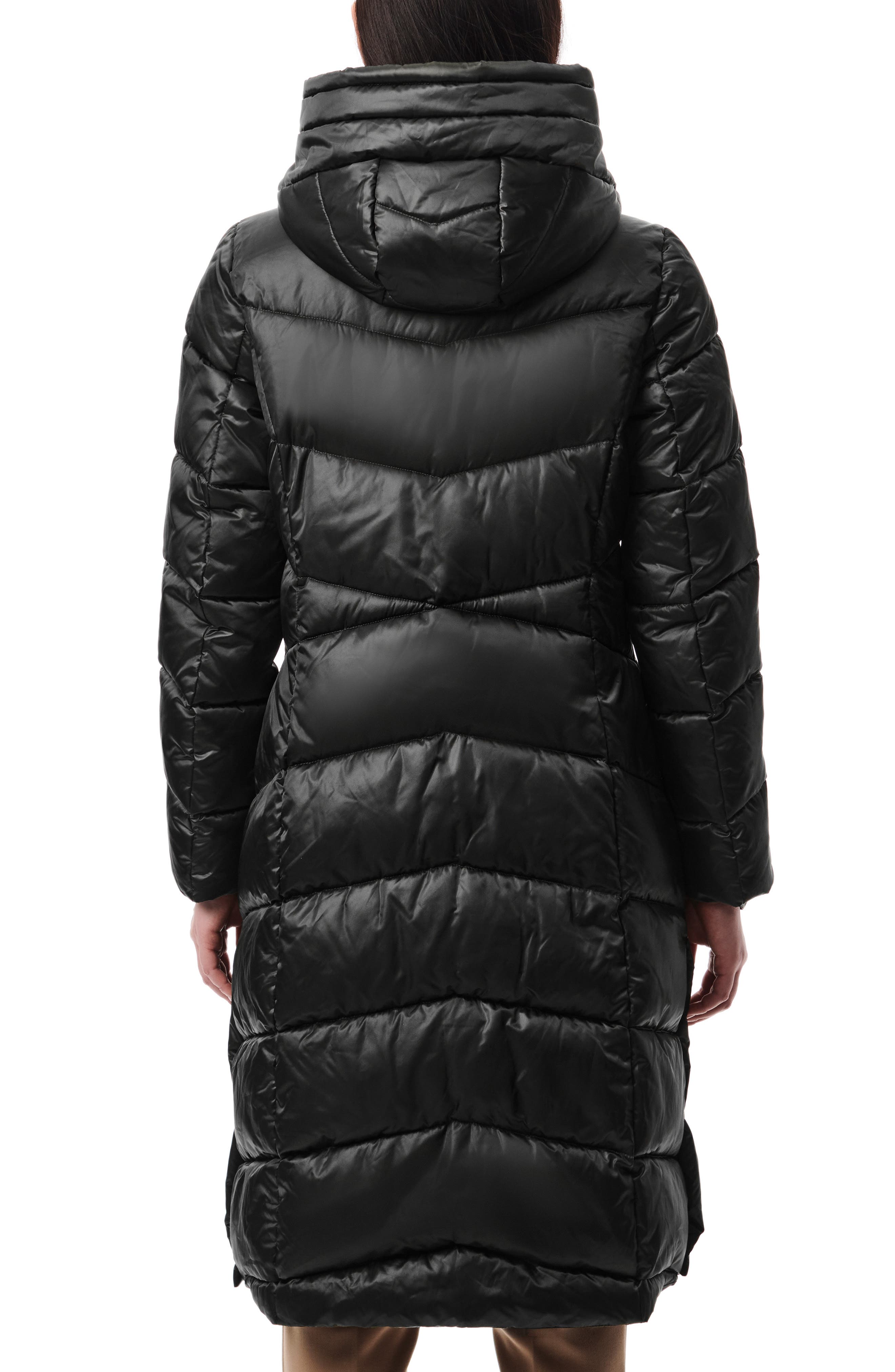 Shiny Insulated Puffer Coat - image 2