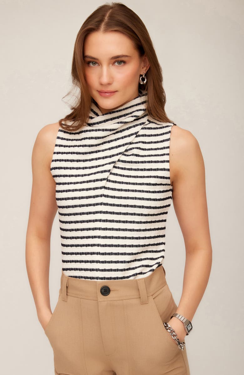 FIFTEEN TWENTY Abbey Stripe Textured Cotton Blend Sweater, Alternate, color,