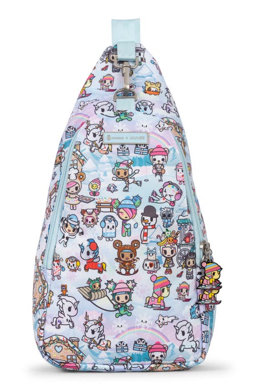 JuJuBe tokidoki Crossbody Sling Bag in Tokidoki Snow Day 