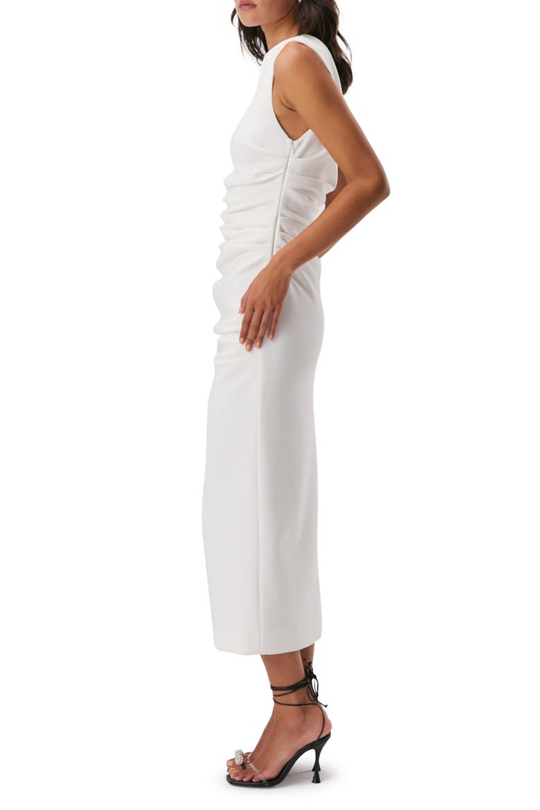 Alaska One-Shoulder Cocktail Dress, Alternate, color, IVORY