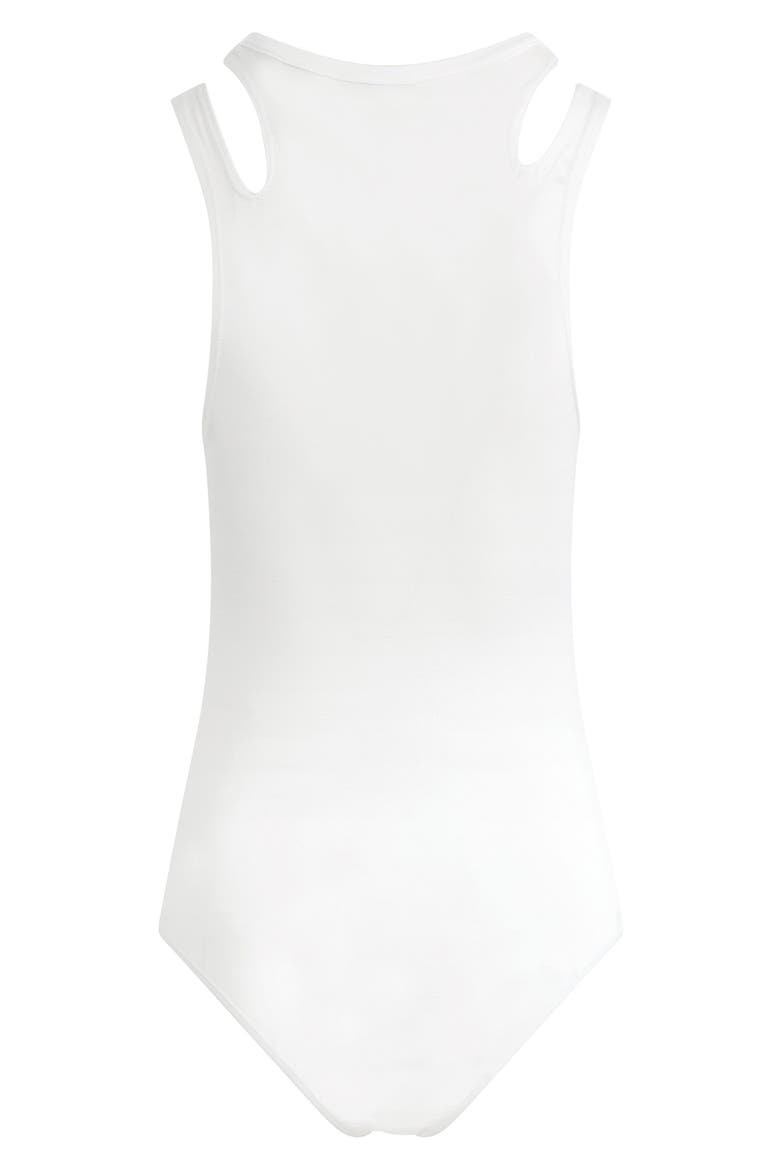 Cutout Tank Bodysuit, Alternate, color, IVORY