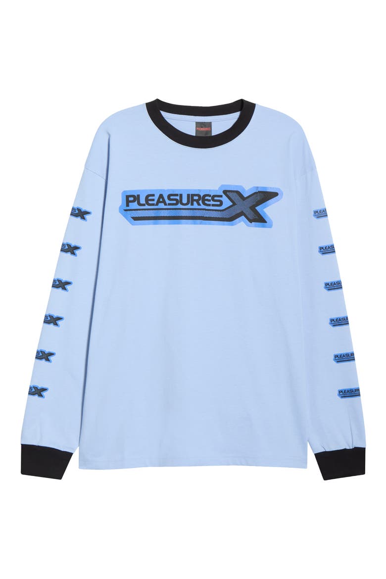 Long Sleeve Graphic T-shirt, Alternate, color, SKY