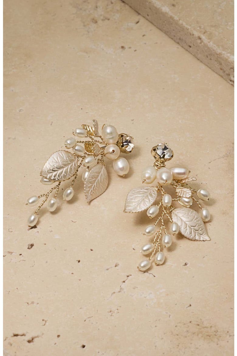 Ryann Freshwater Pearl Drop Earrings, Alternate, color, Gold