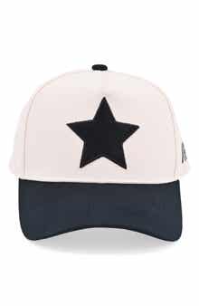 Embroidered Star Patch Baseball Cap