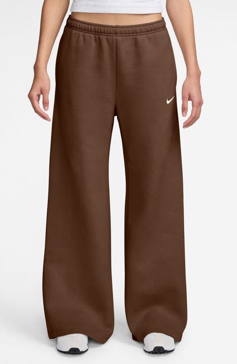 Studio Fleece Wide Leg Sweatpants