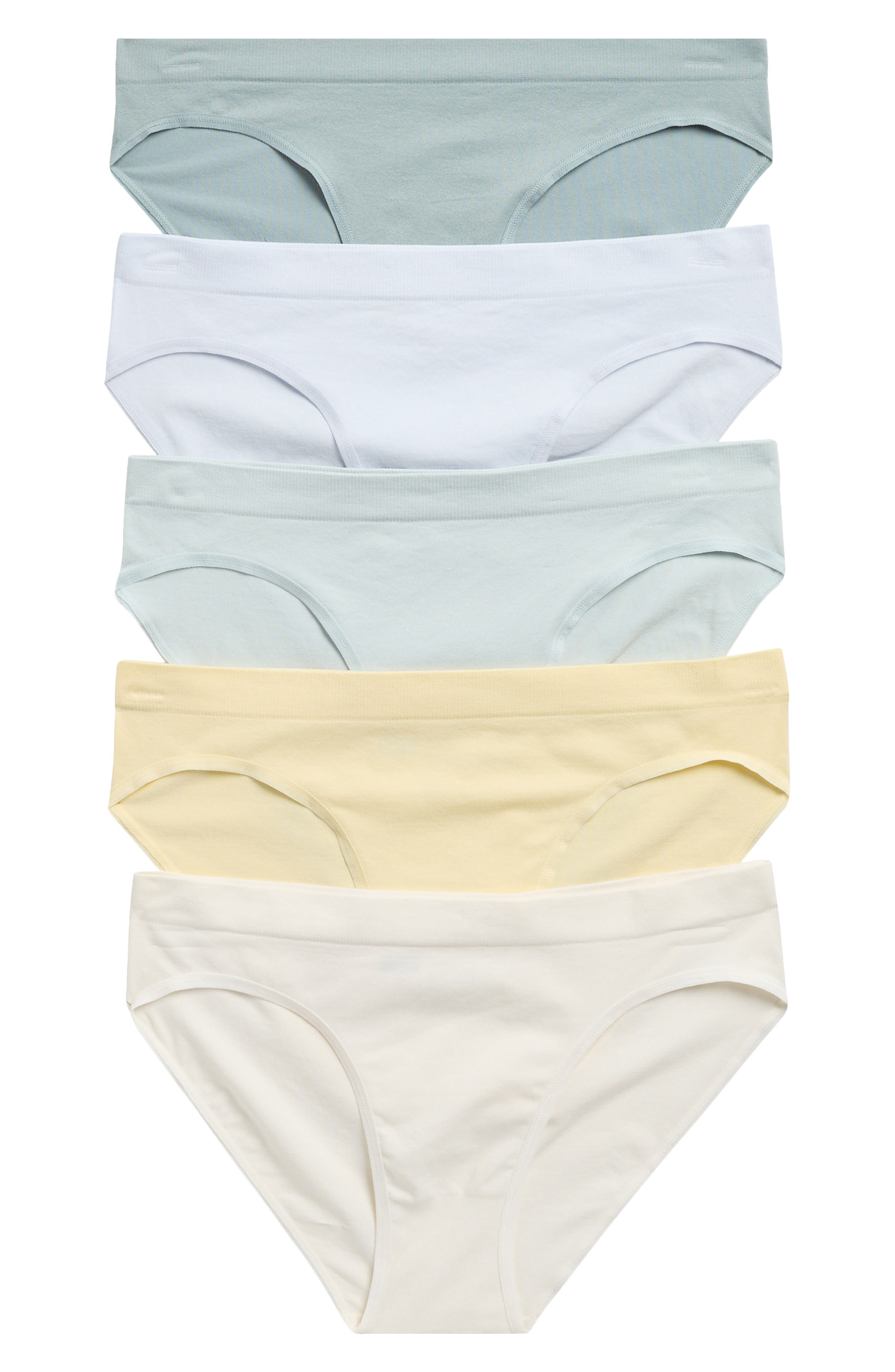 NORDSTROM RACK Everyday Assorted 5-Pack Bikinis