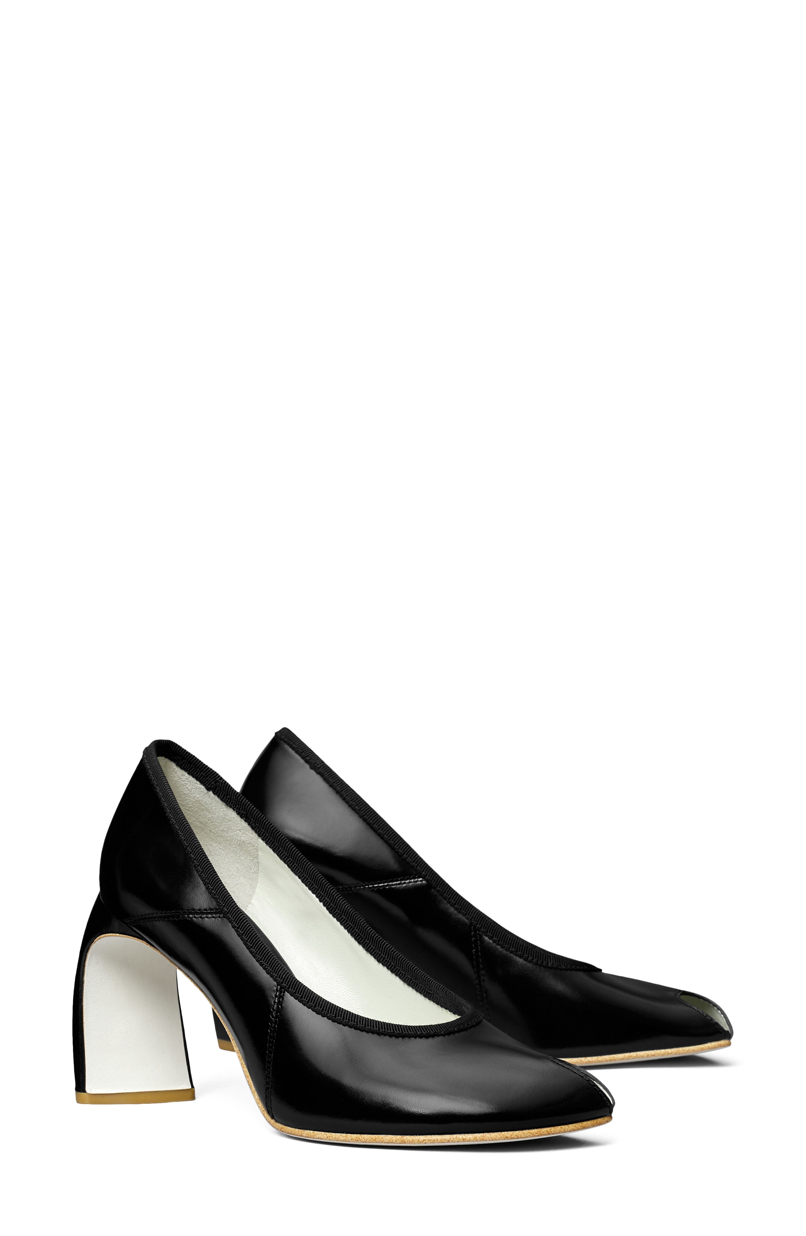 Tory Burch Pointed Toe Pump, Main, color, Perfect Black
