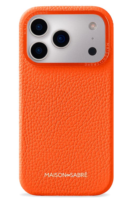 MAISON de SABRÉ Leather Phone Case iPhone 17 Pro